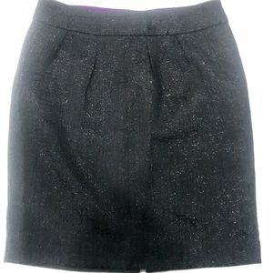 Banana Republic Black Shimmer Skirt. Size 4 Petite